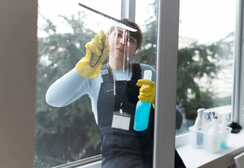 Nettoyage de vitres intérieures et extérieures à Creissan